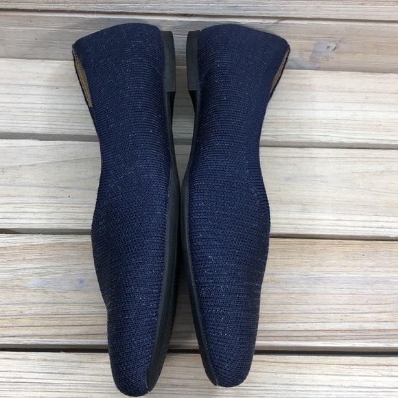 HUSH PUPPIES Navy Sadie Ballet Flats Size 6 - Picture 3 of 10